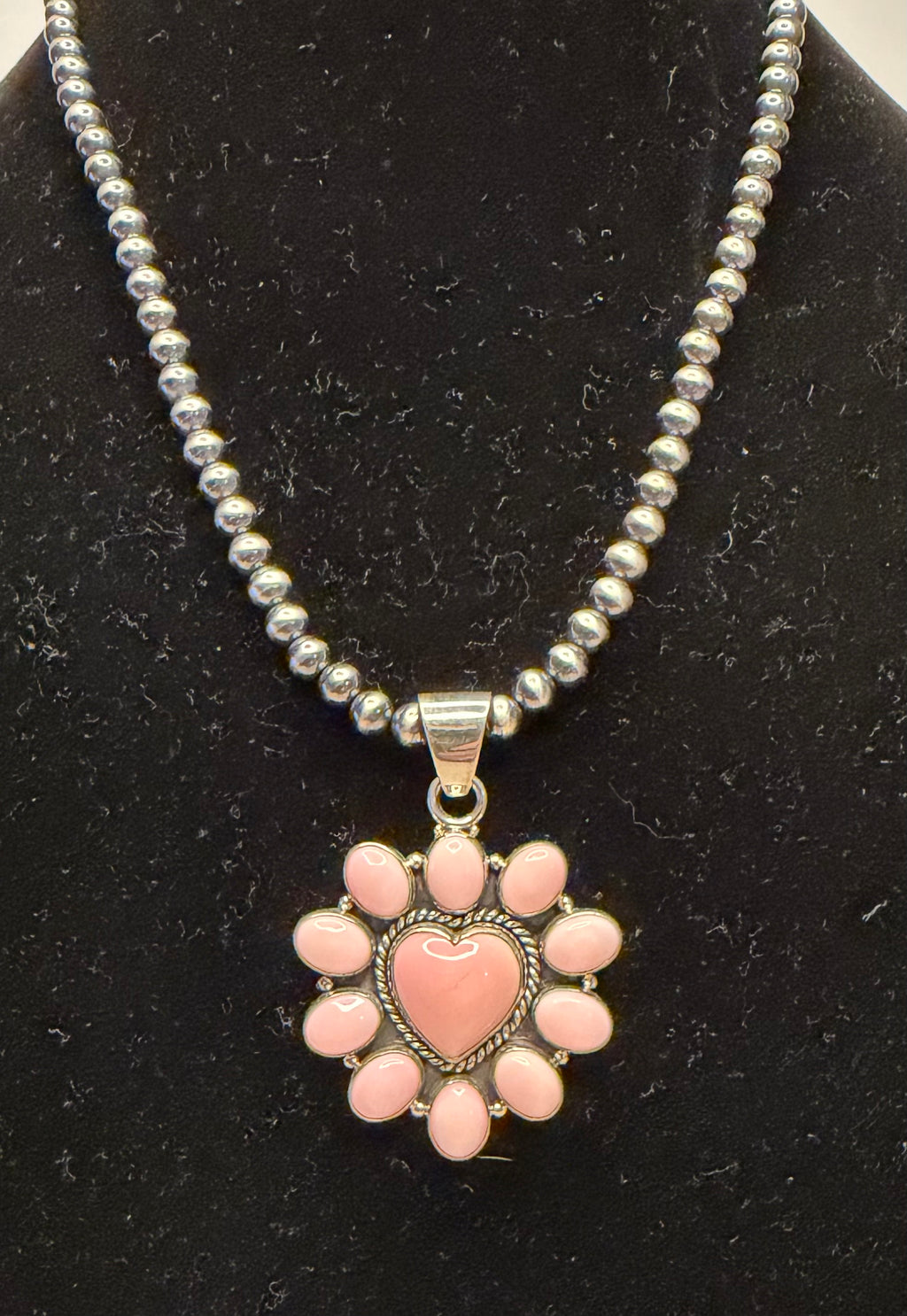 Sterling Silver Pink Conch Pendant
