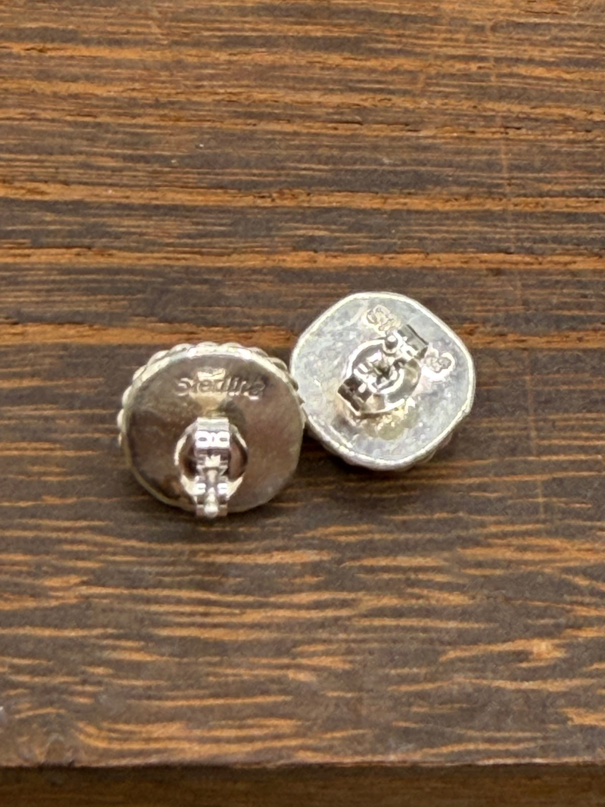 Navajo Made Orange Spiny Oyster Shell Studs by Annabelle Lantana