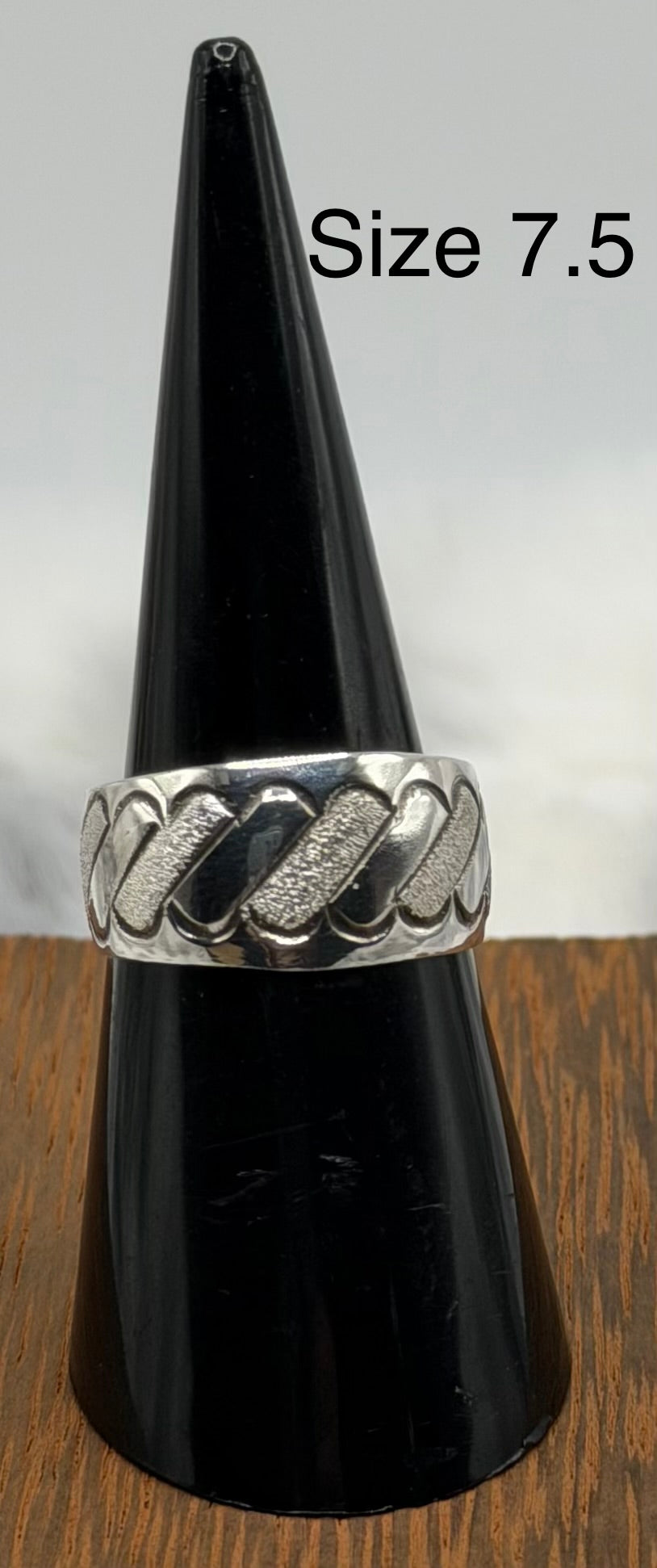 Navajo Made Sterling Band Rings by Florence Tahe