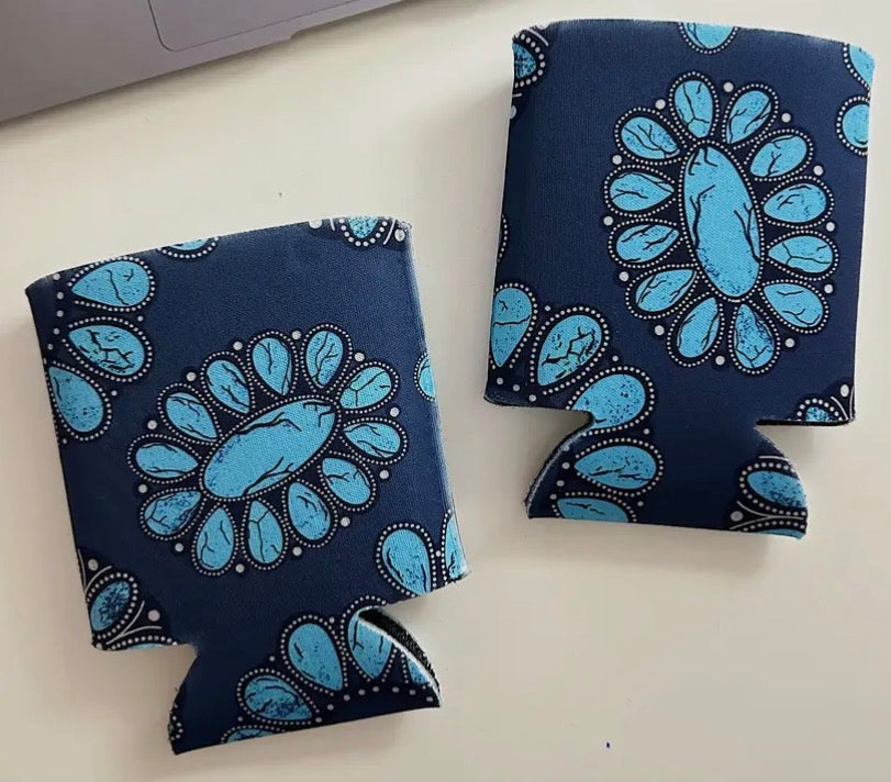 Turquoise Squash Koozie (Two Sizes)