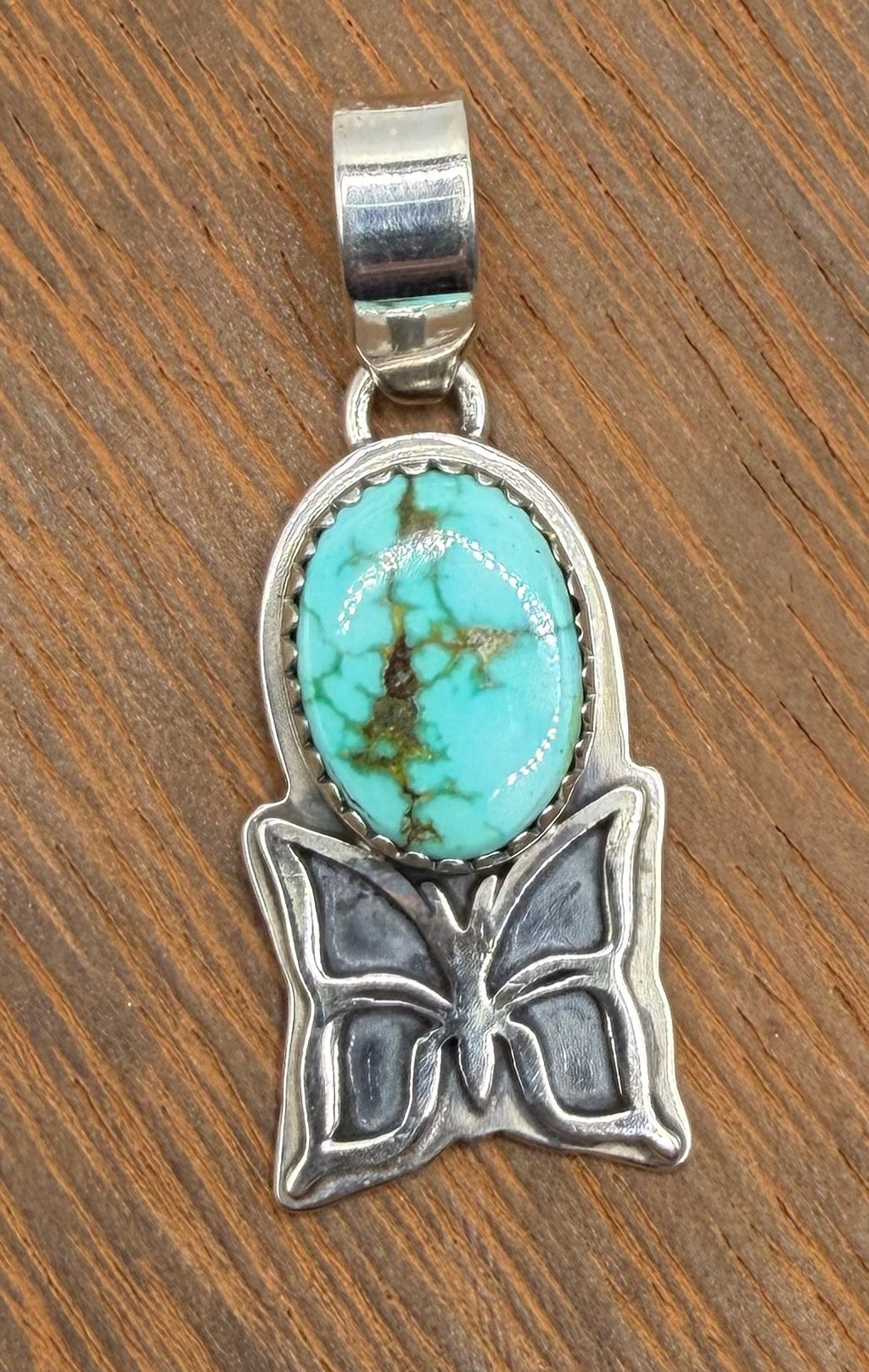 Southwestern Made Butterfly Pendant Sonoran Gold