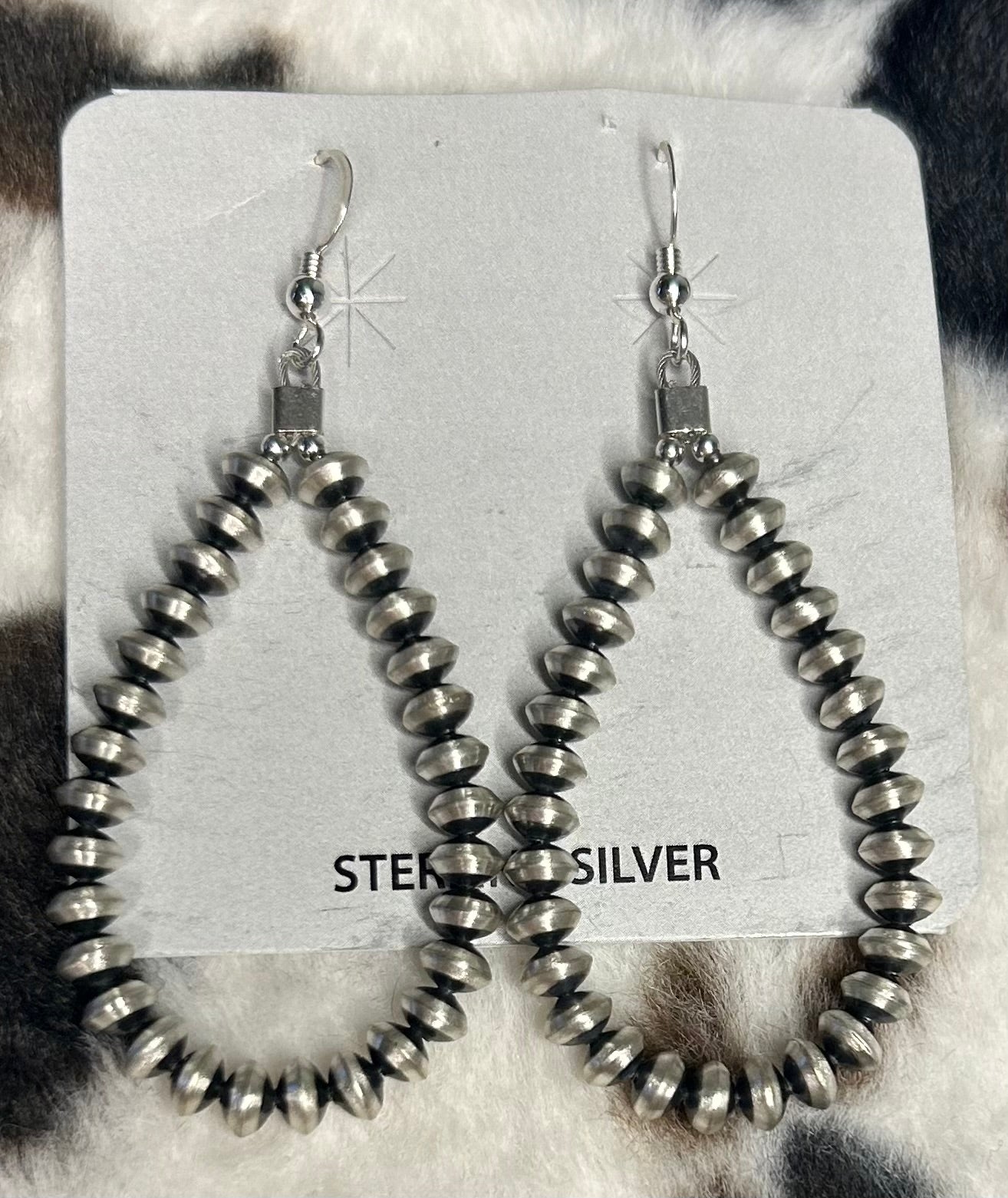 Sterling Silver Machine Made 5mm Pearl Hoop Earrings