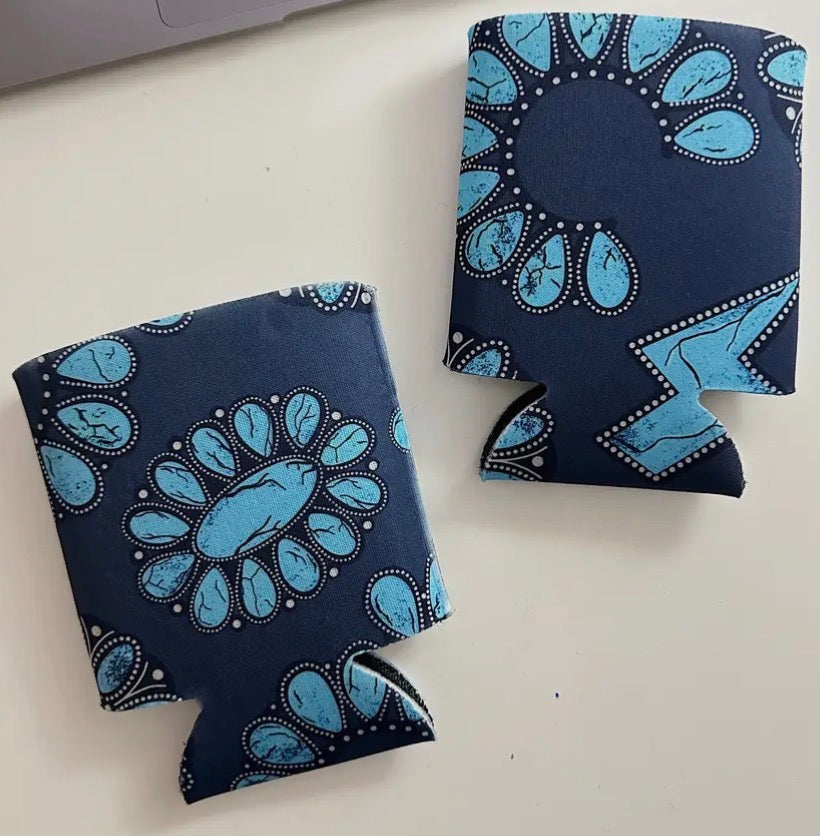 Turquoise Squash Koozie (Two Sizes)