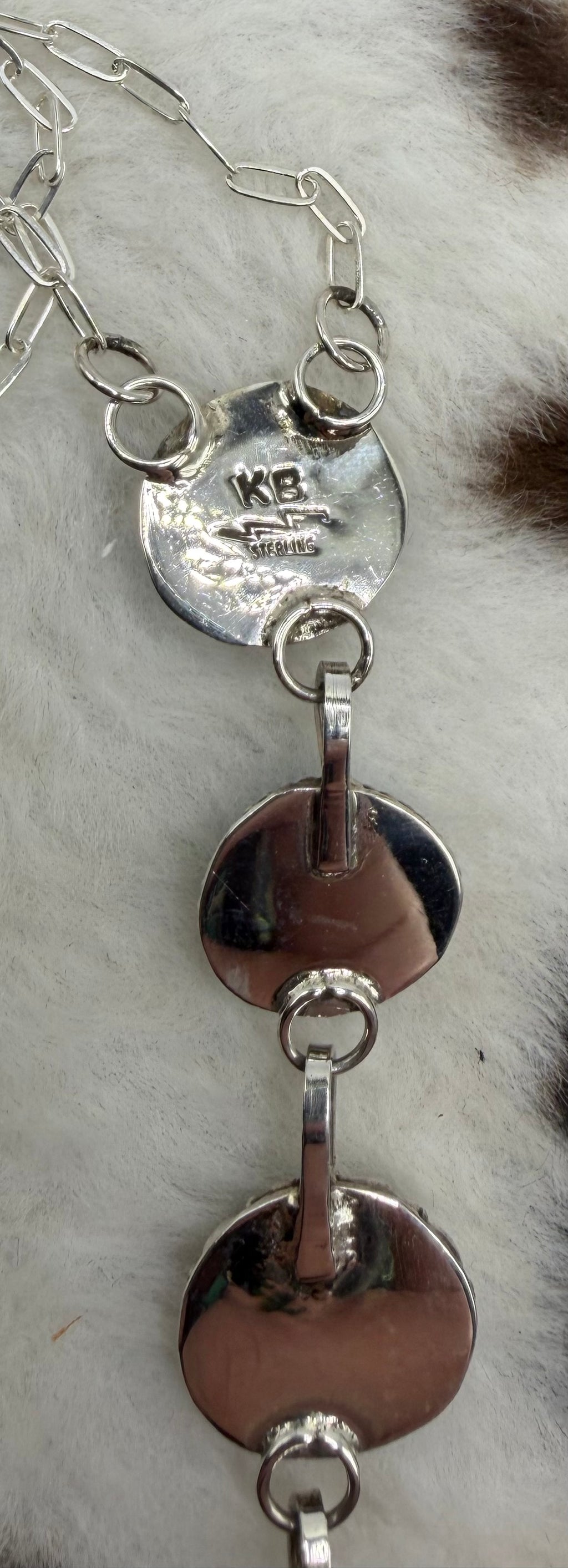 Navajo Handmade Kingman Lariat by Kree Blanchard