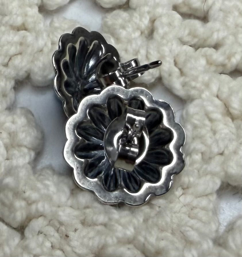 Sterling Silver Kingman Earrings Style 3