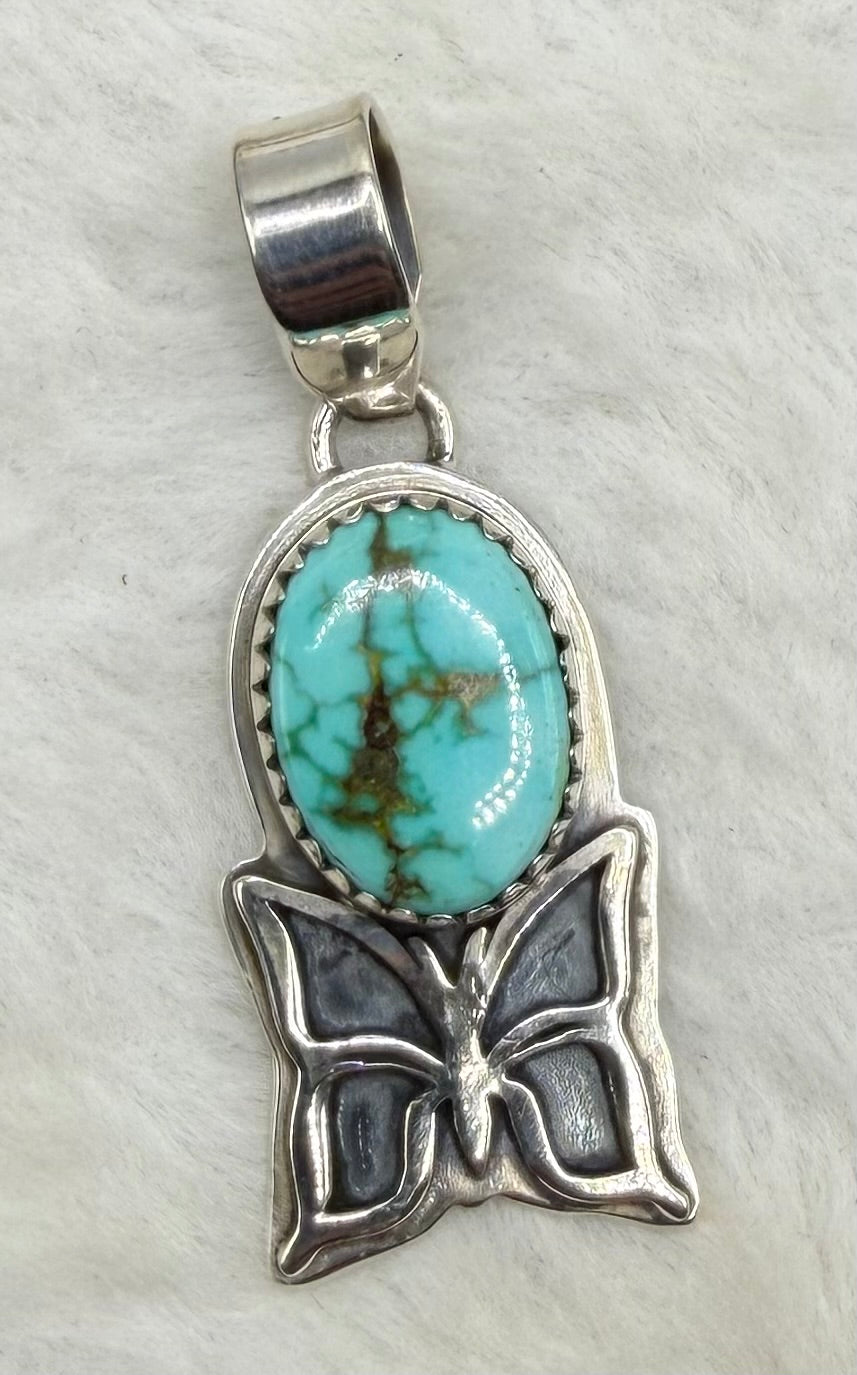 Southwestern Made Butterfly Pendant Sonoran Gold