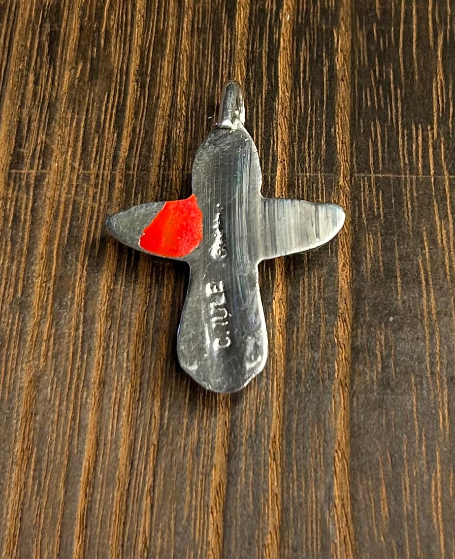 Zuni Handmade Sleeping Beauty Cross Pendant by Cecilia lule