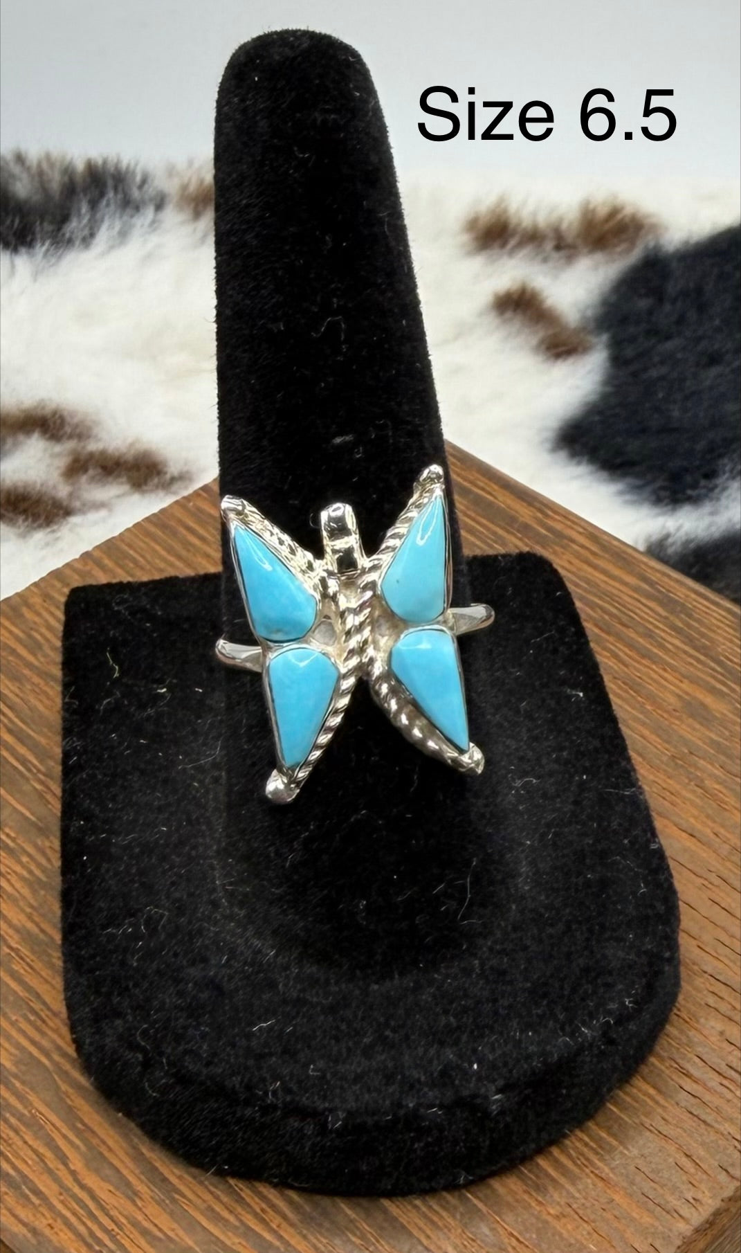 Zuni Handmade Turquoise Rings by Joanna Cooyate