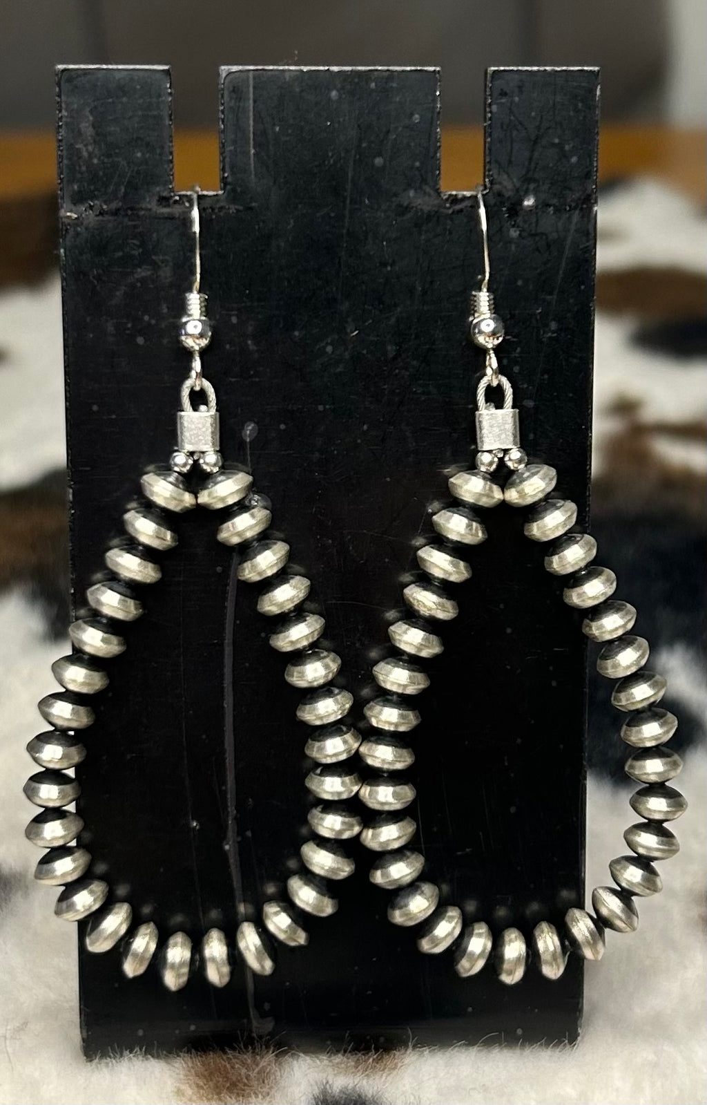 Sterling Silver Machine Made 5mm Pearl Hoop Earrings