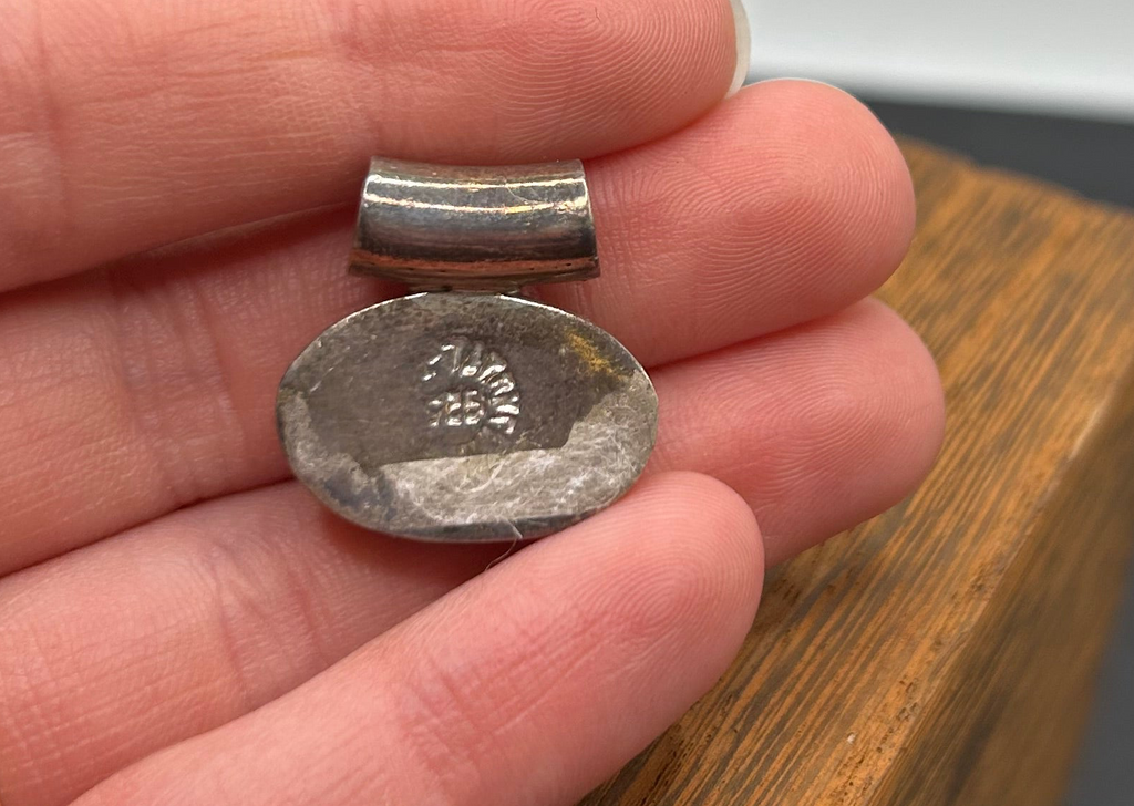 Vintage Zuni Multi-Stone Inlay Pendant