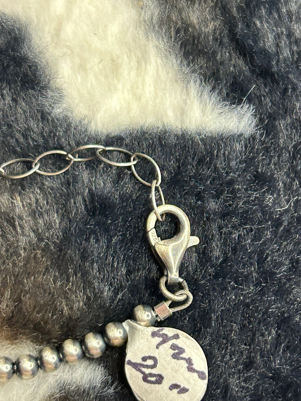 Sterling Silver Machine Made 4mm 20” Pearls on a 2 inch extender.