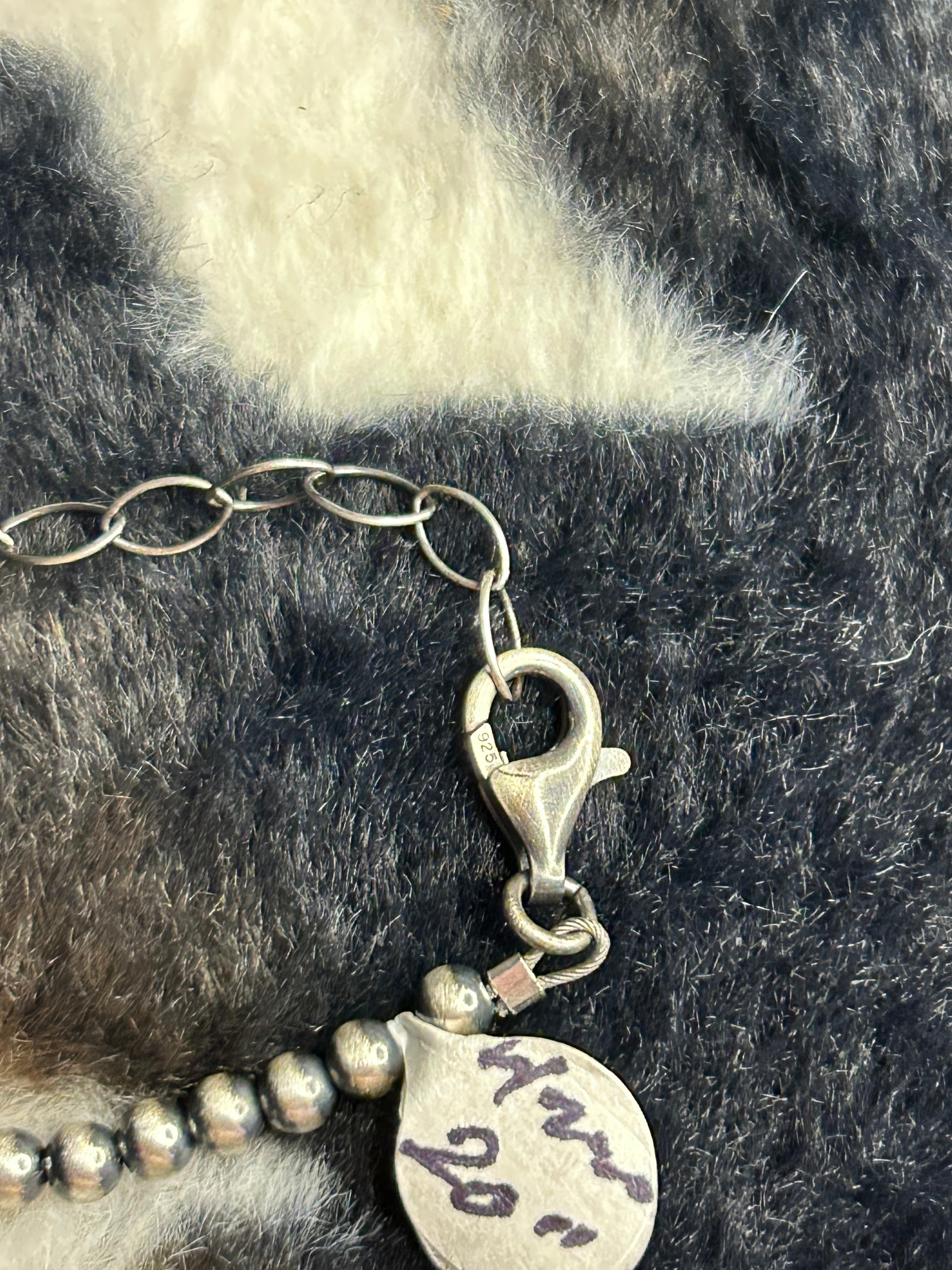 Sterling Silver Machine Made 4mm 20” Pearls on a 2 inch extender.