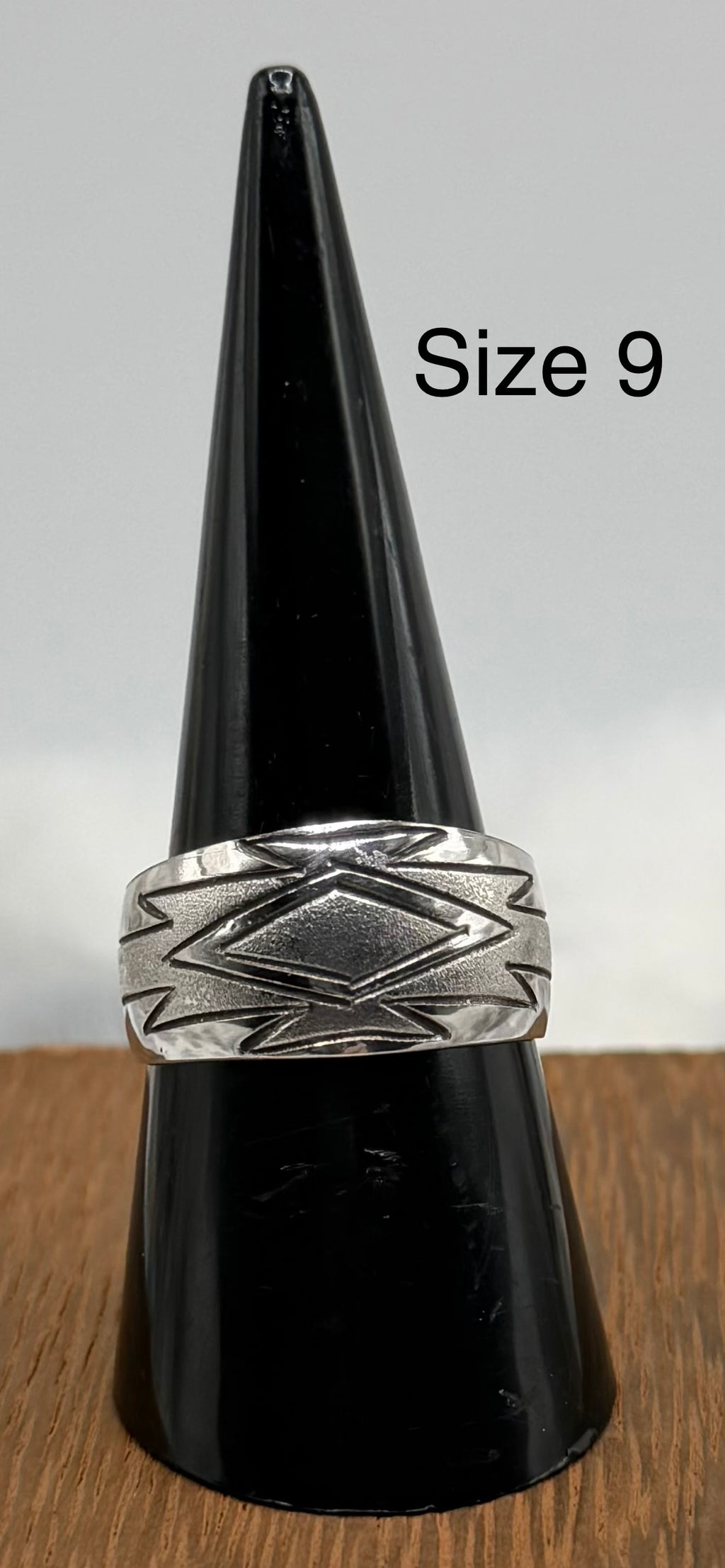 Navajo Made Sterling Band Rings by Florence Tahe