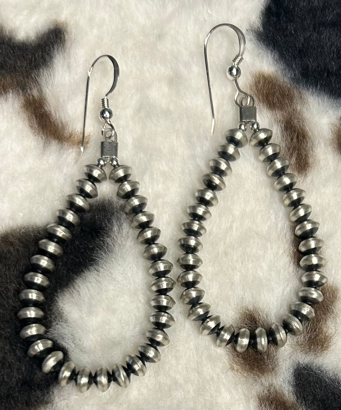 Sterling Silver Machine Made 5mm Pearl Hoop Earrings