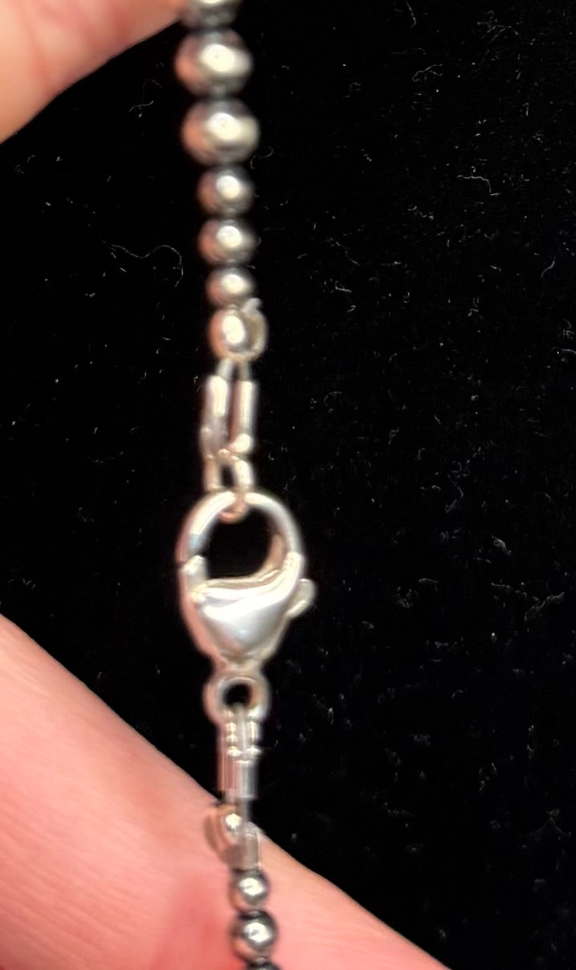 Machine Made Graduated Pearl Lariat Necklace