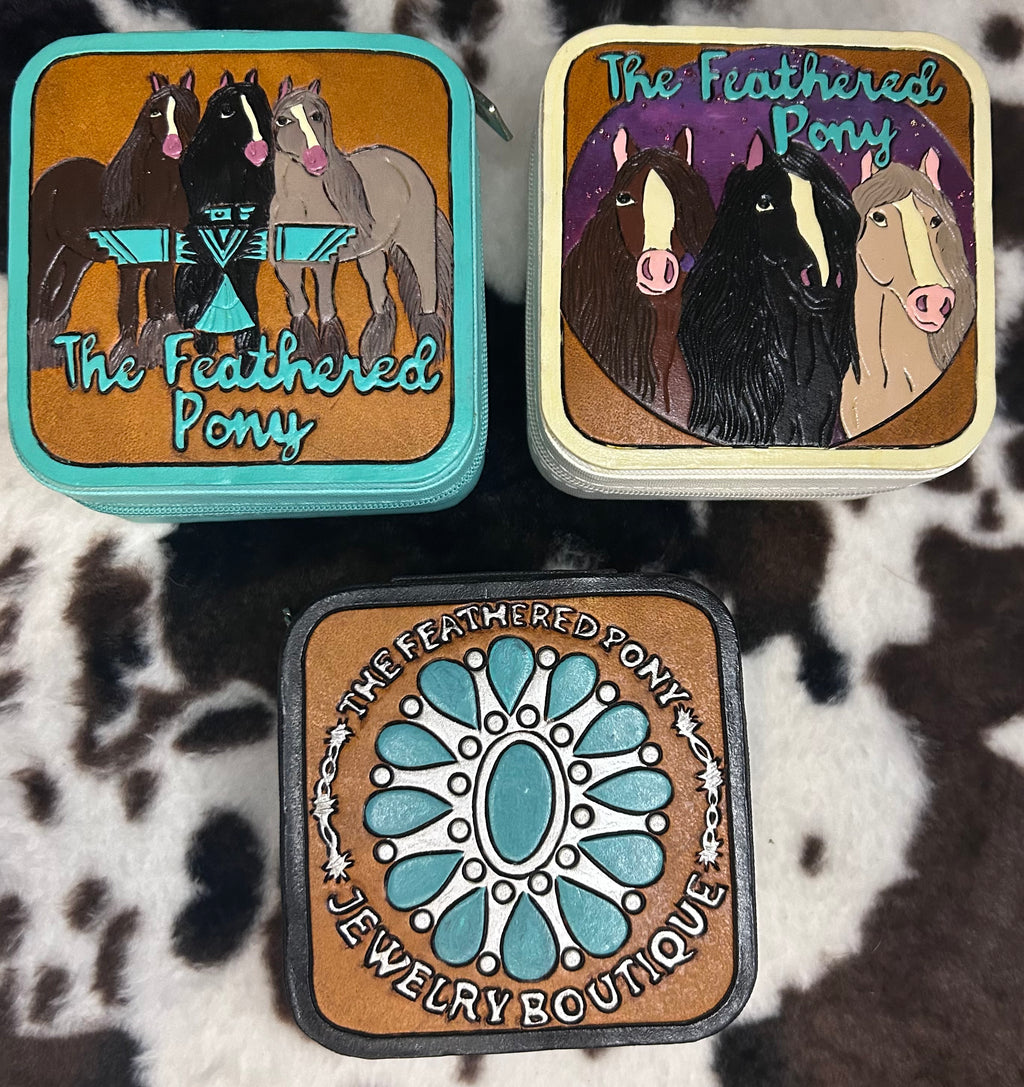 The Feathered Pony Jewelry Box