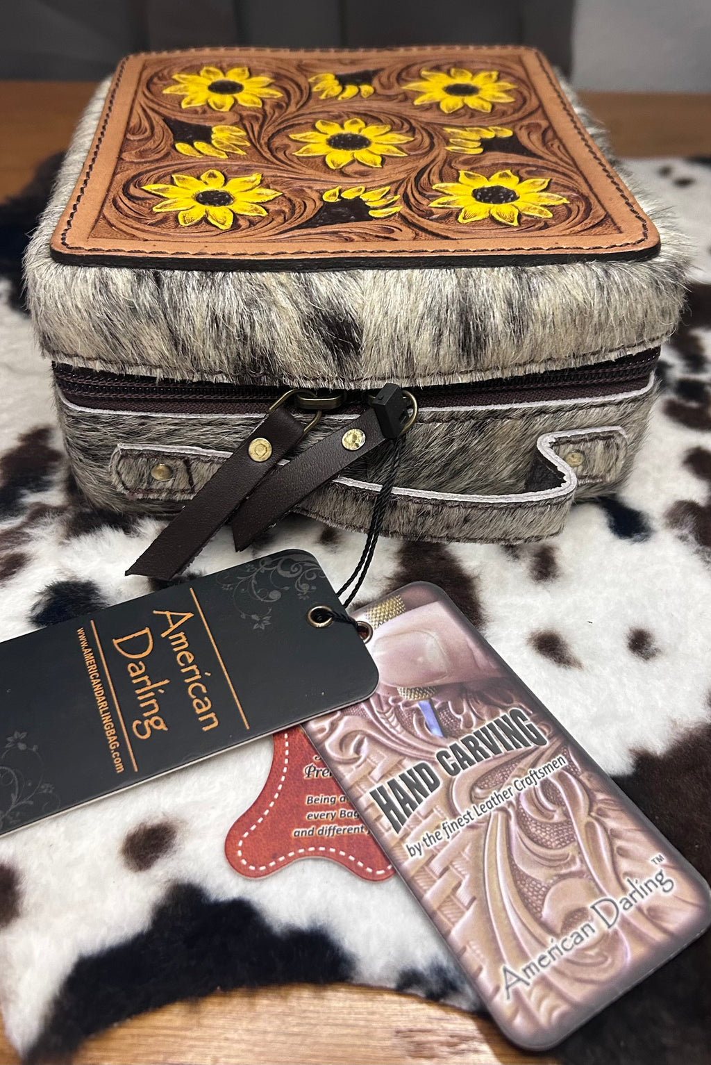 American Darling Sunflower Jewelry Box