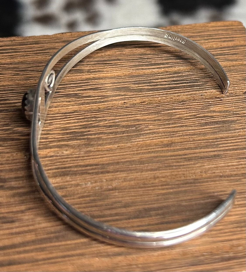 Garnet Cuff Bracelet by Jnely Lincoln
