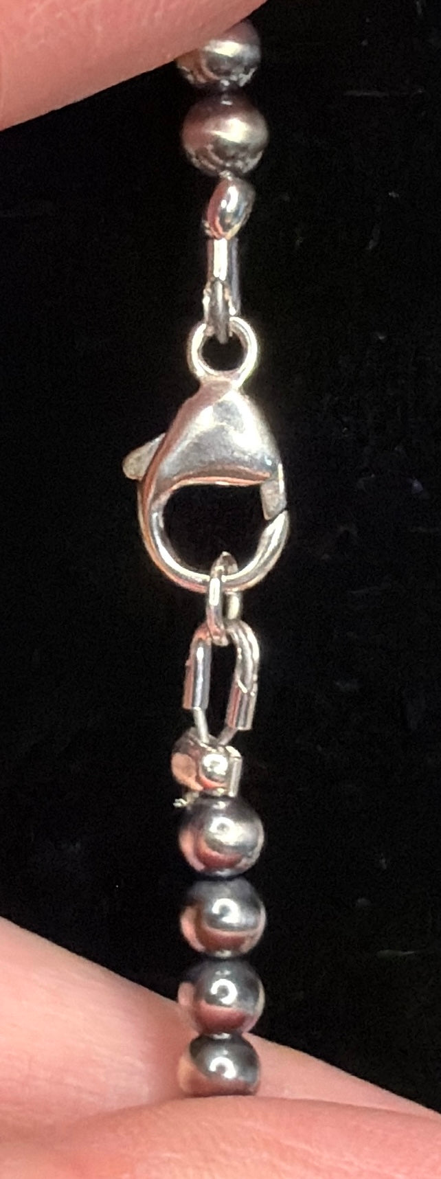 Machine Made Pearl Graduated Pearl Lariat Necklace