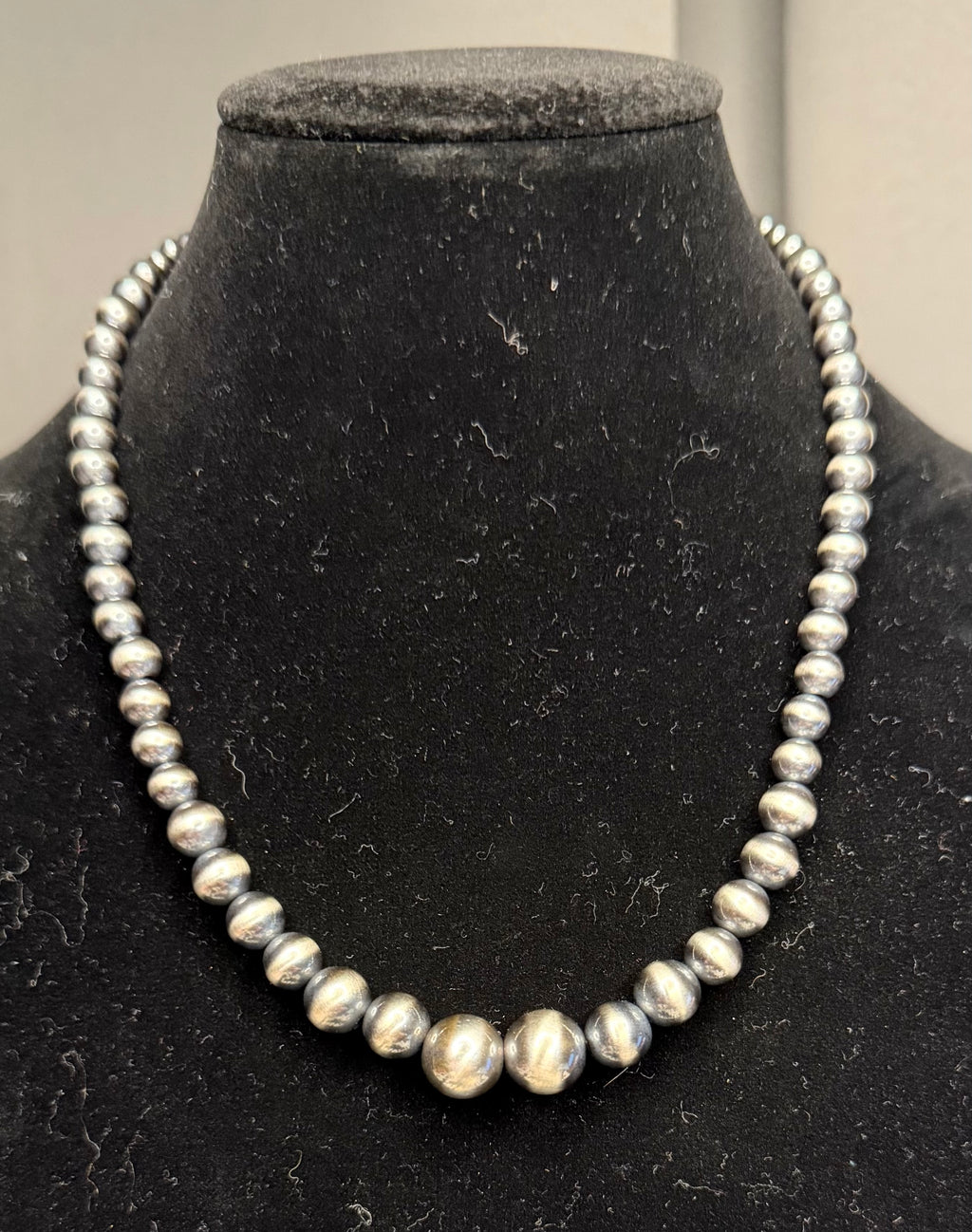 Graduated Machine Made Perl Necklace