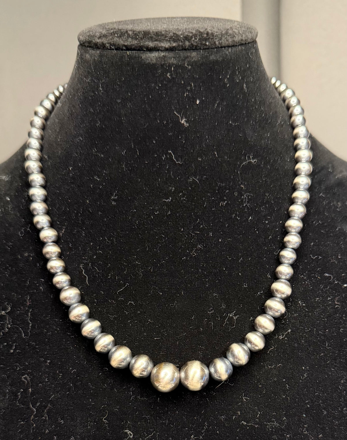 Graduated Machine Made Perl Necklace