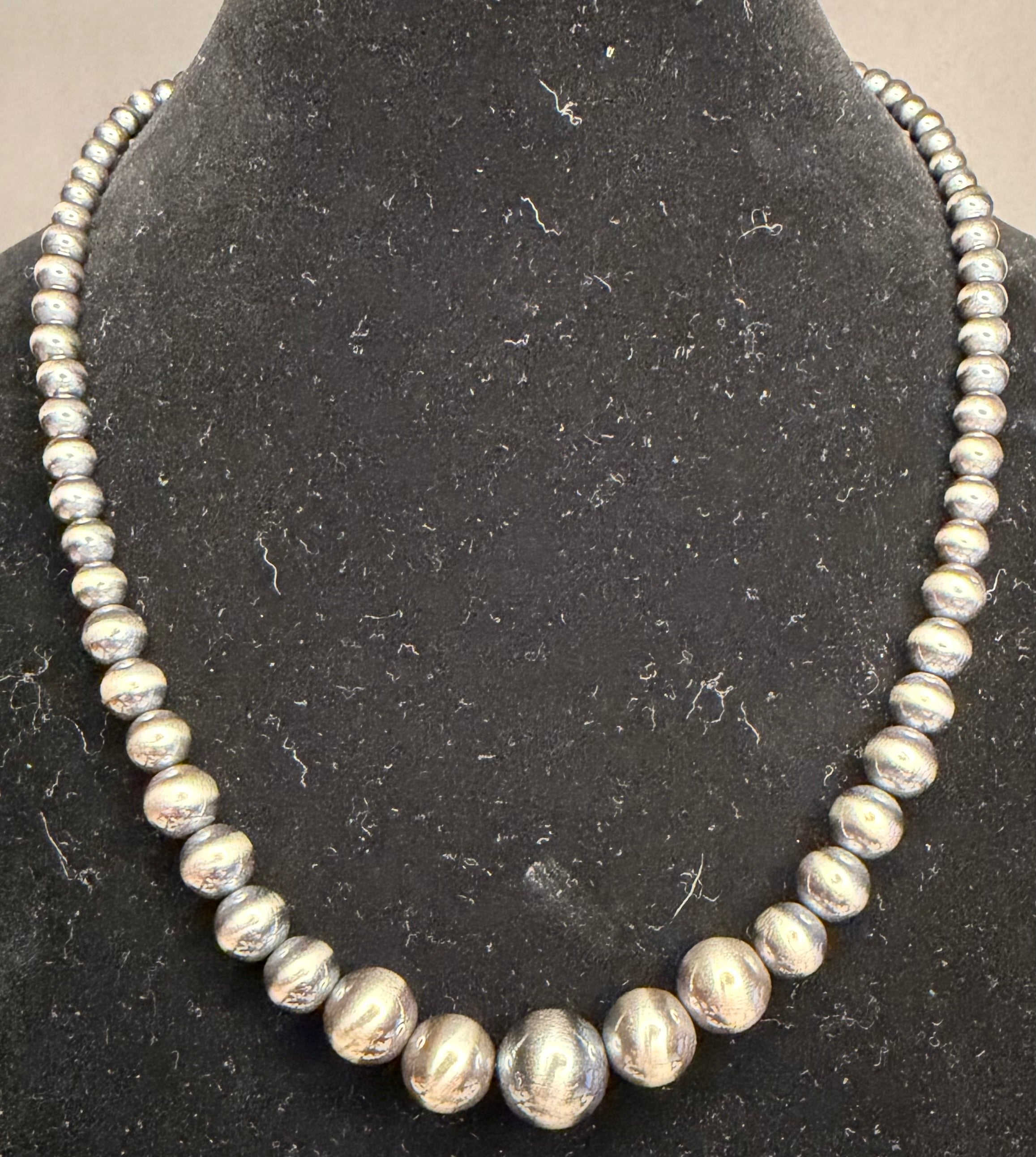 Machine Made Graduated Pearl Necklace