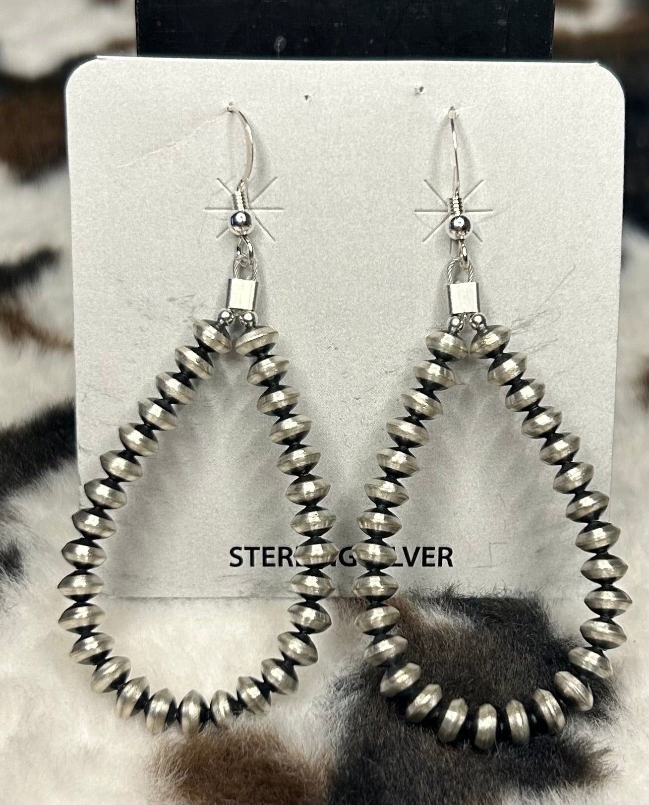 Sterling Silver Machine Made 5mm Pearl Hoop Earrings