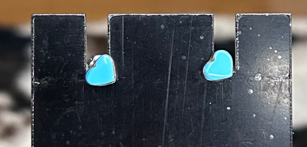 Heart Post Earring by Dorothy Neha
