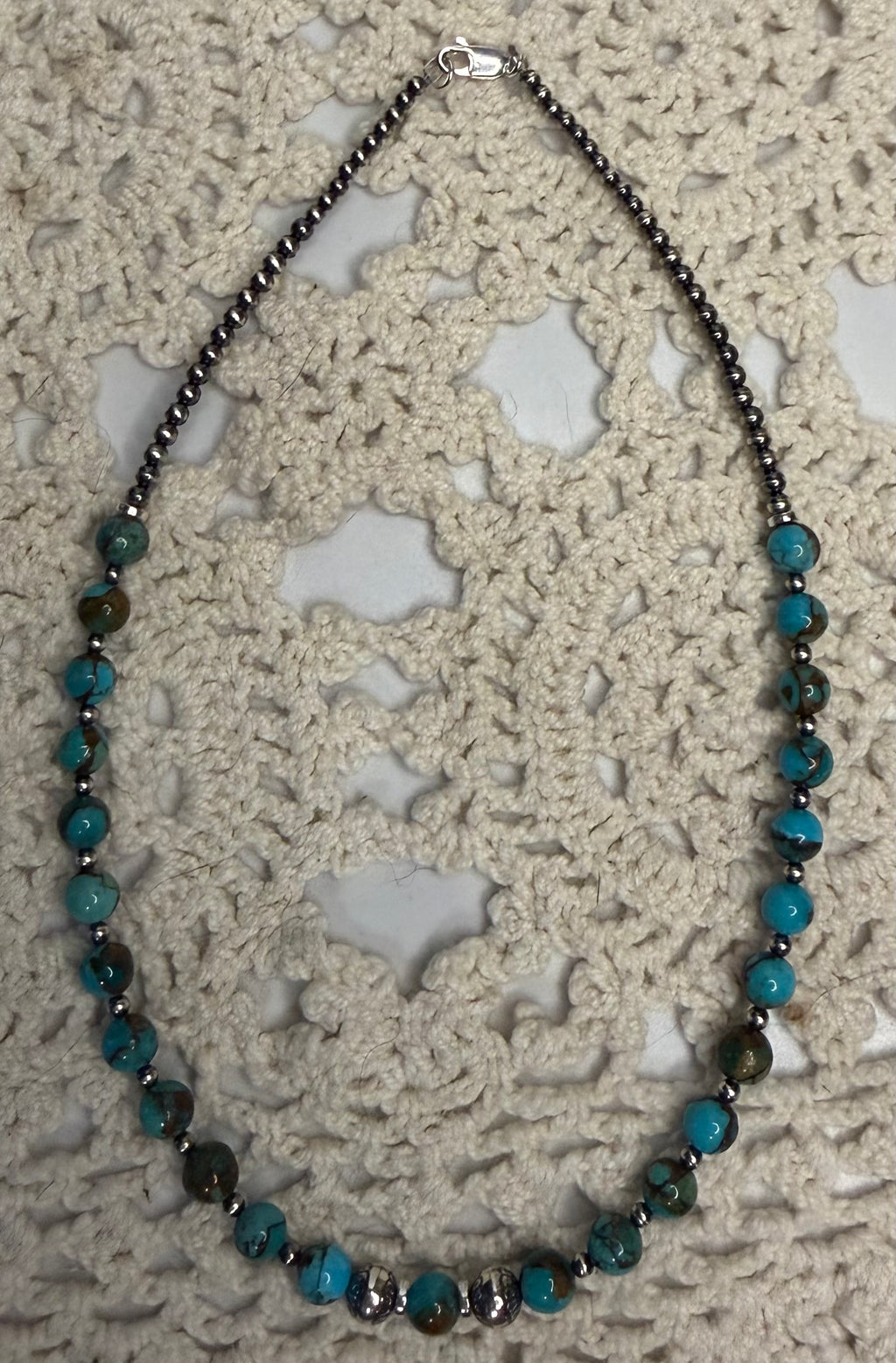 Kingman Machine Made Pearl Necklace