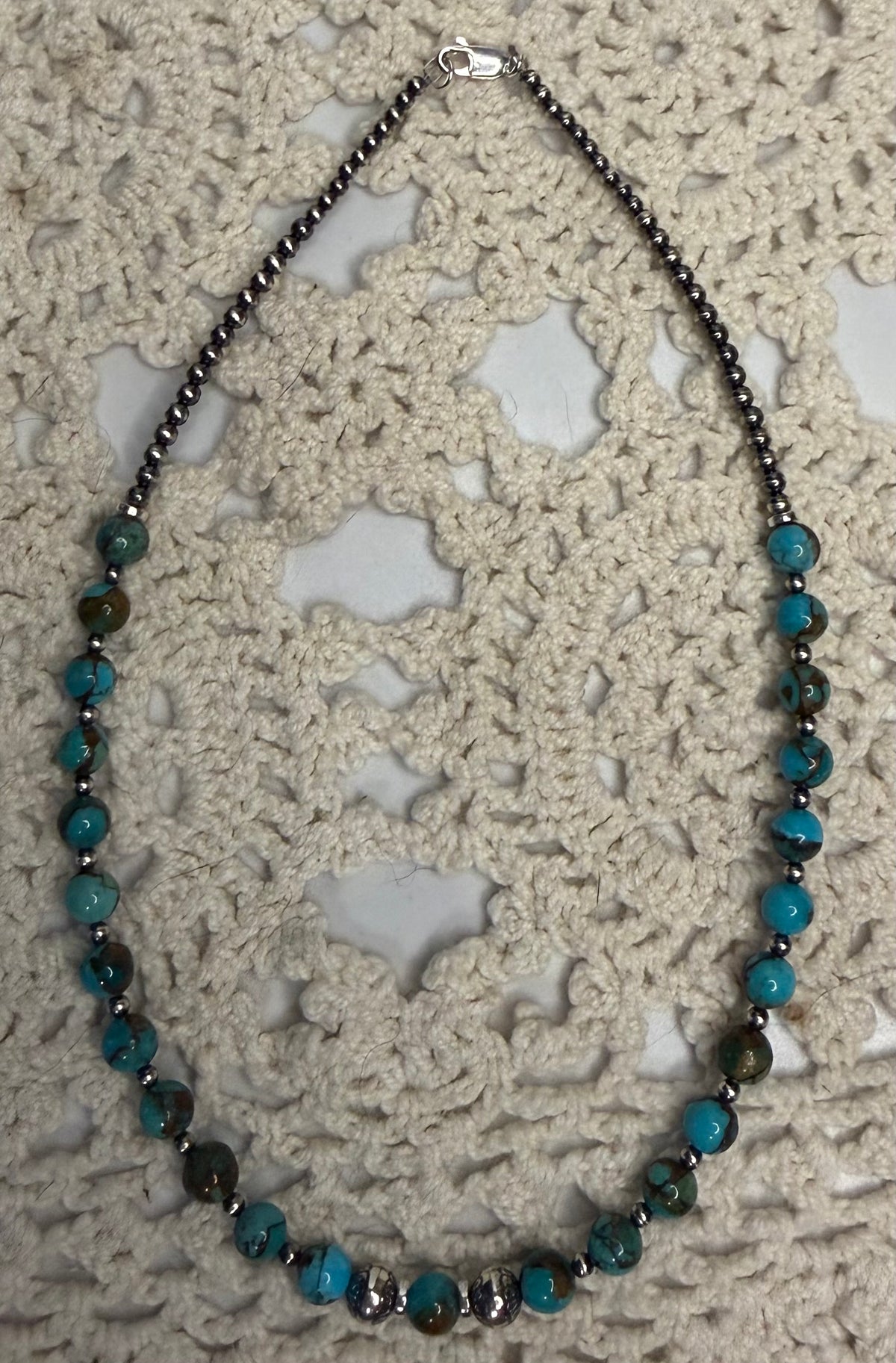 Kingman Machine Made Pearl Necklace