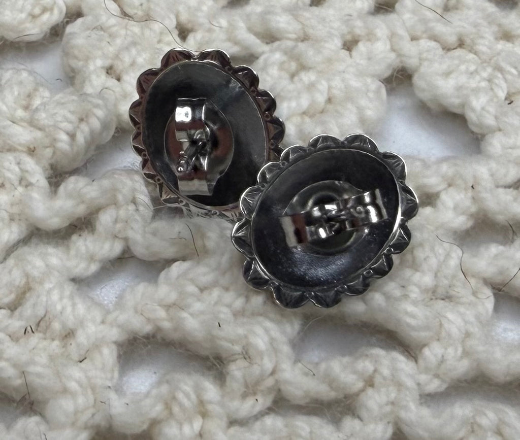 Sterling Silver Kingman Earrings Style 2