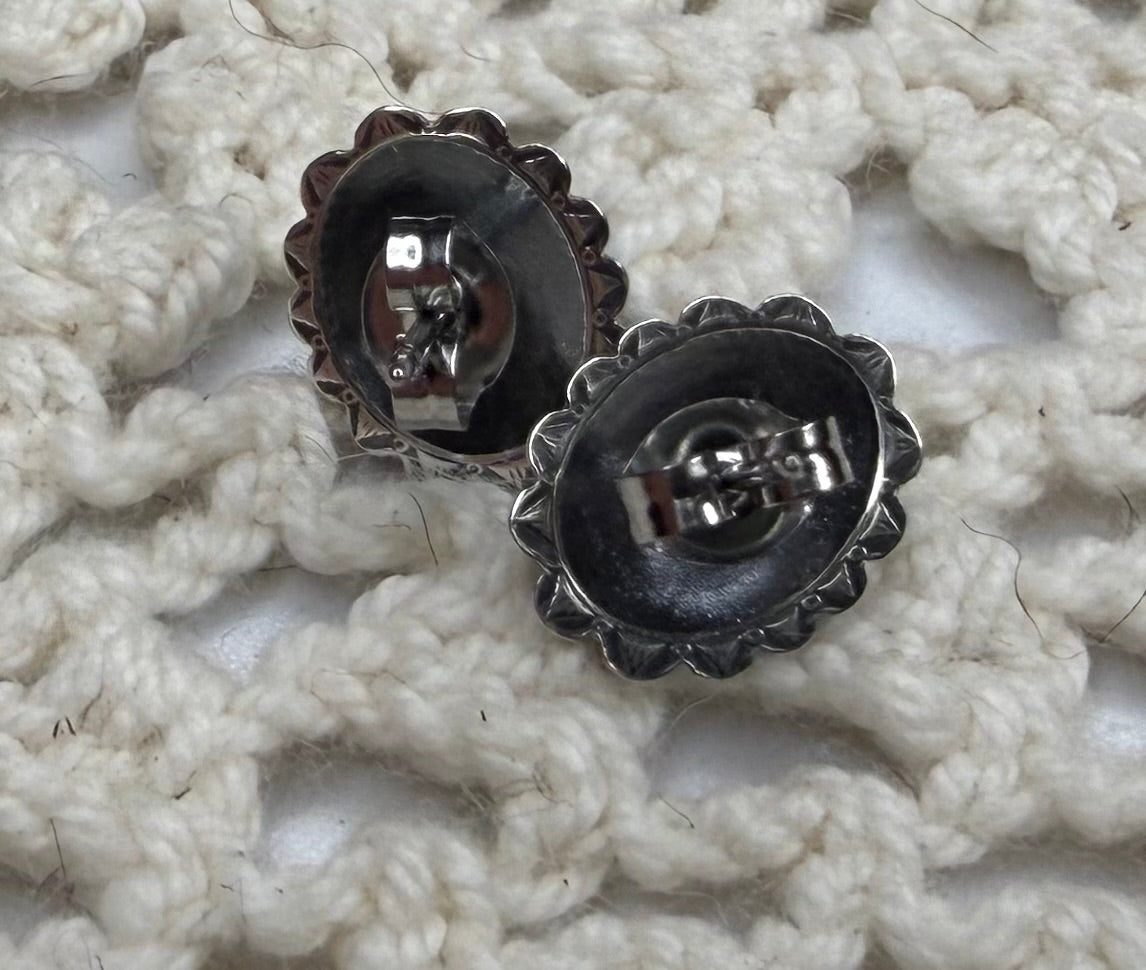Sterling Silver Kingman Earrings Style 2