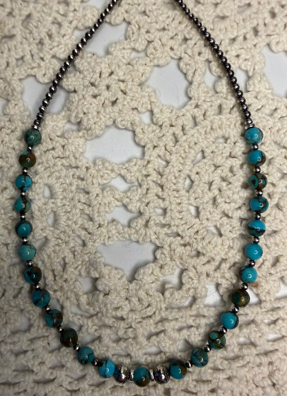 Kingman Machine Made Pearl Necklace