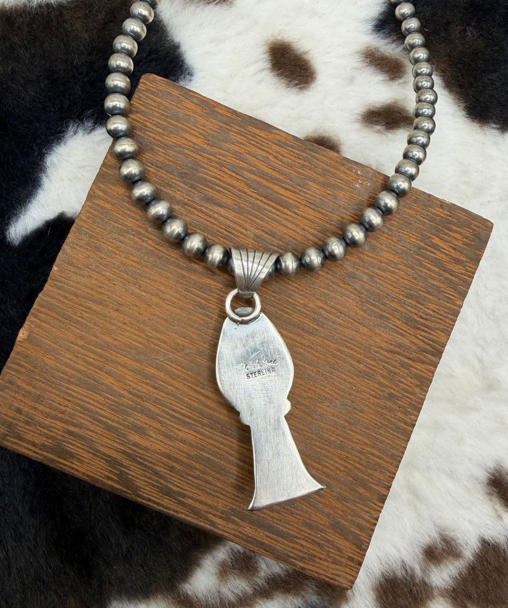 Navajo Handmade Sonoran Gold Necklace by Verley Betone