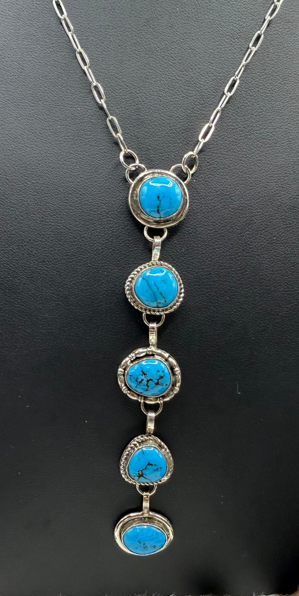 Navajo Handmade Kingman Lariat by Kree Blanchard