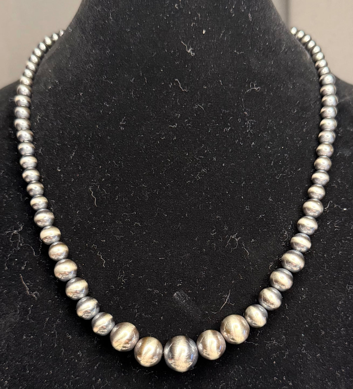 Machine Made Graduated Pearl Necklace