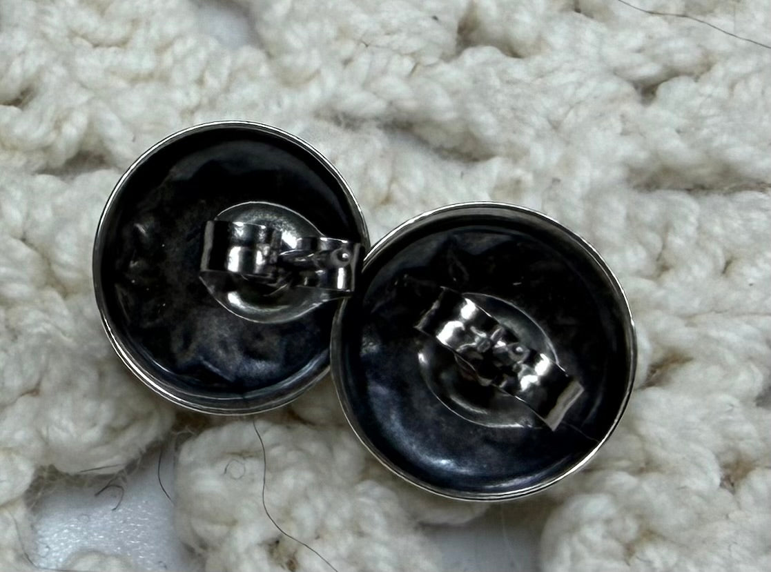 Sterling Silver Kingman Earrings Style 4