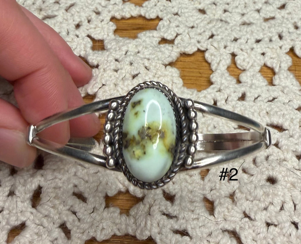 Navajo Palomino Turquoise Cuff Bracelet by Michael McCray