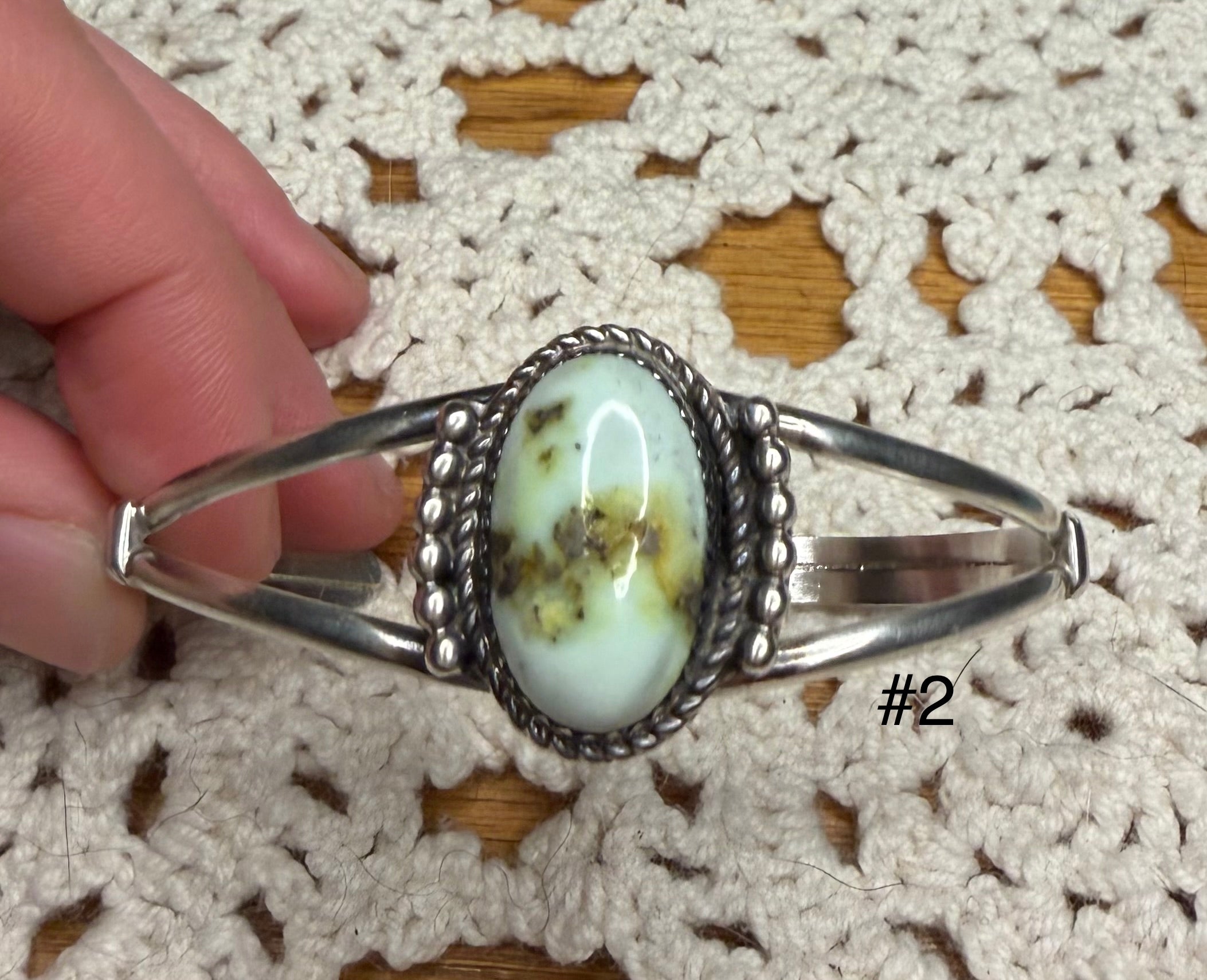 Navajo Palomino Turquoise Cuff Bracelet by Michael McCray