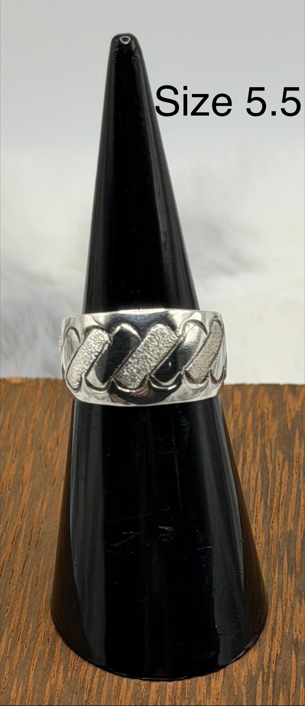 Navajo Made Sterling Band Rings by Florence Tahe