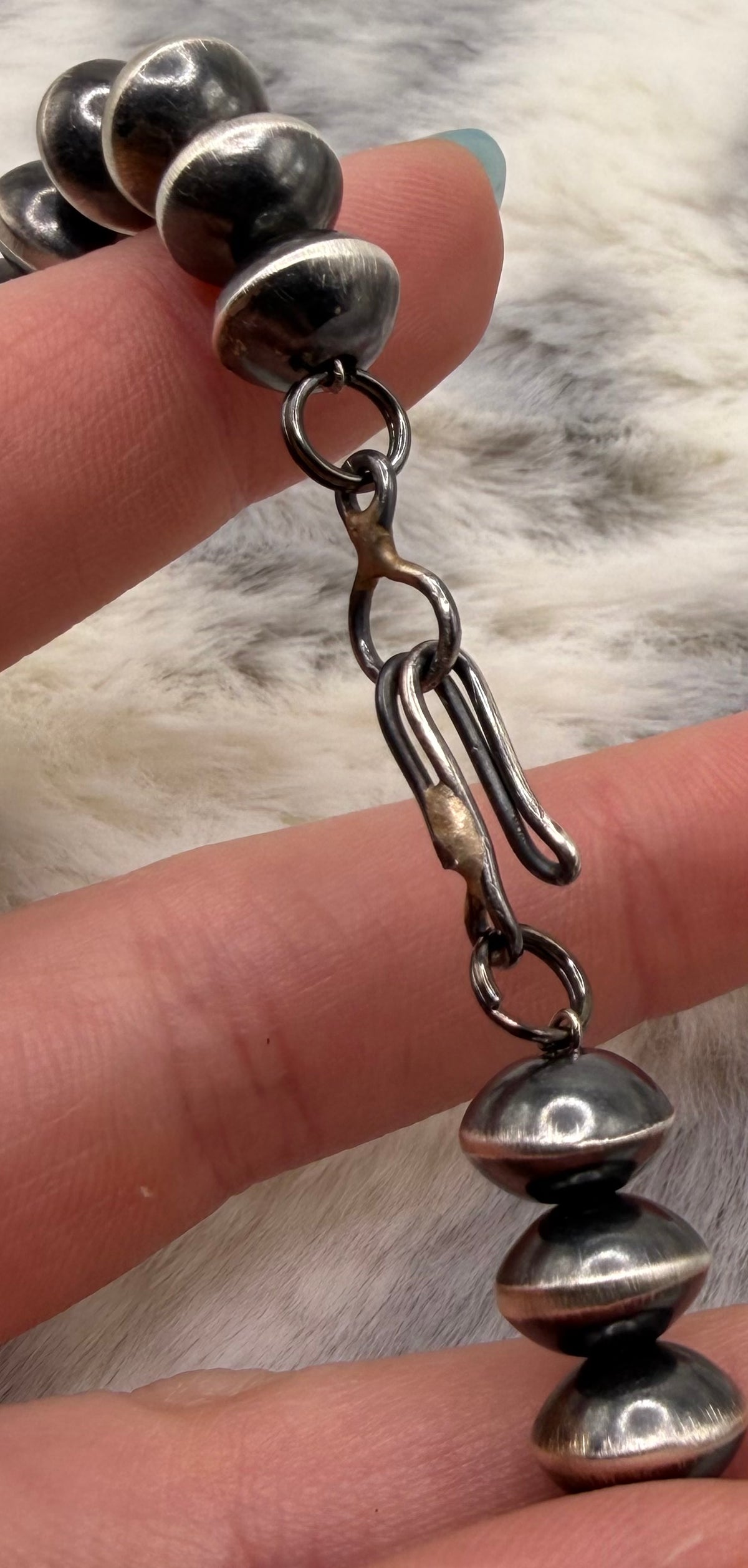 8.4mm Navajo Pearls by Robert Begay