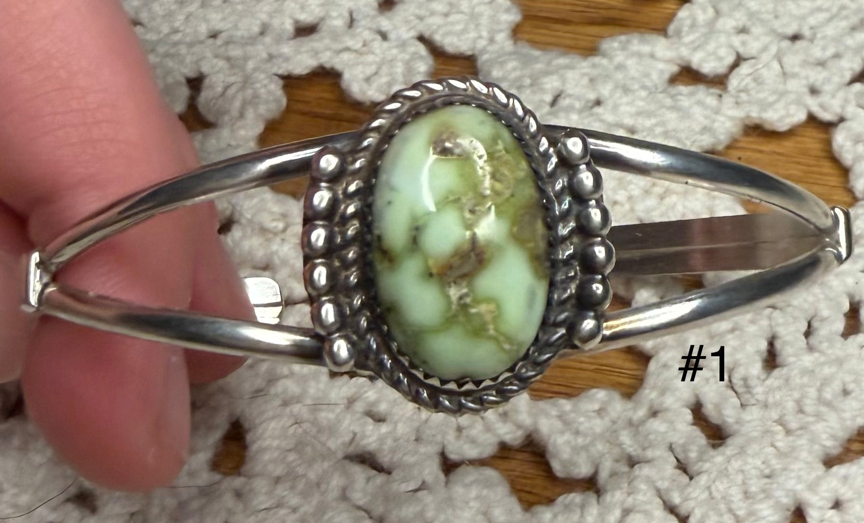 Navajo Palomino Turquoise Cuff Bracelet by Michael McCray