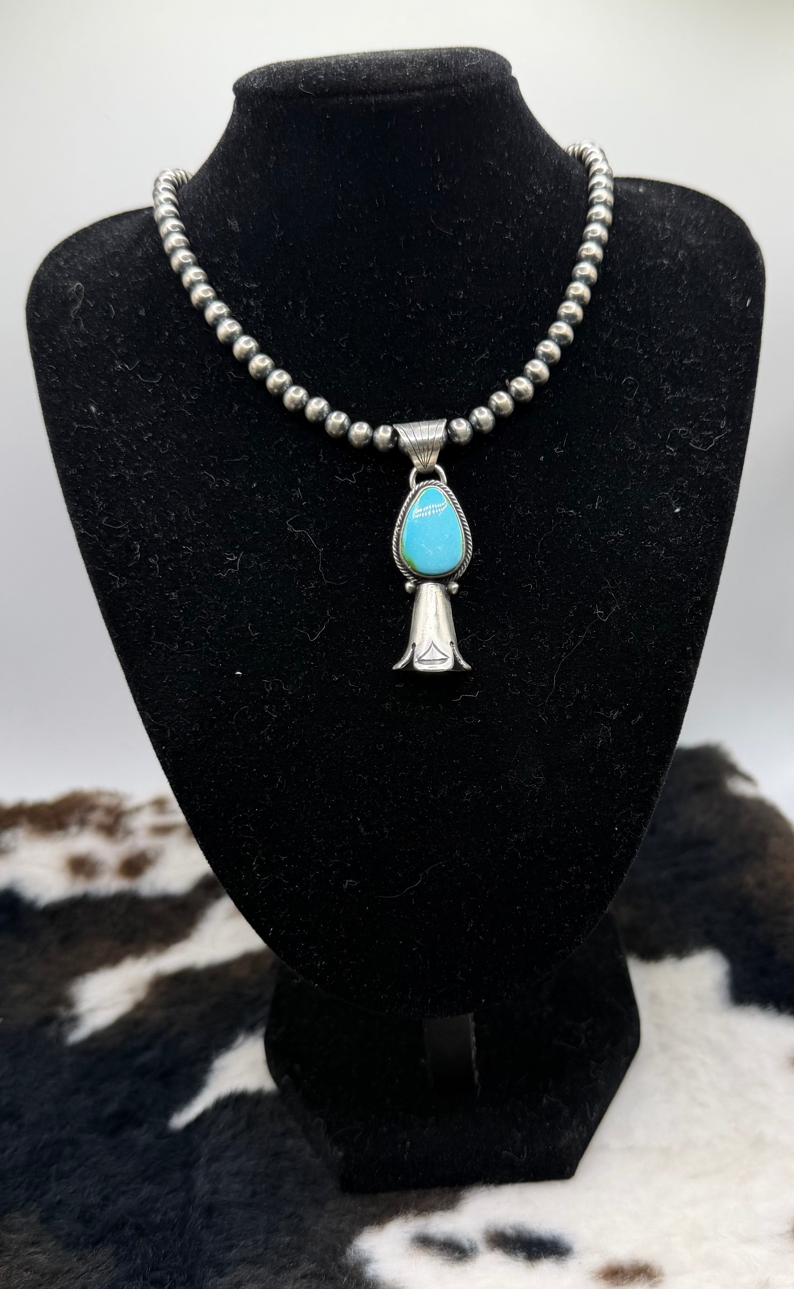 Navajo Handmade Sonoran Gold Necklace by Verley Betone