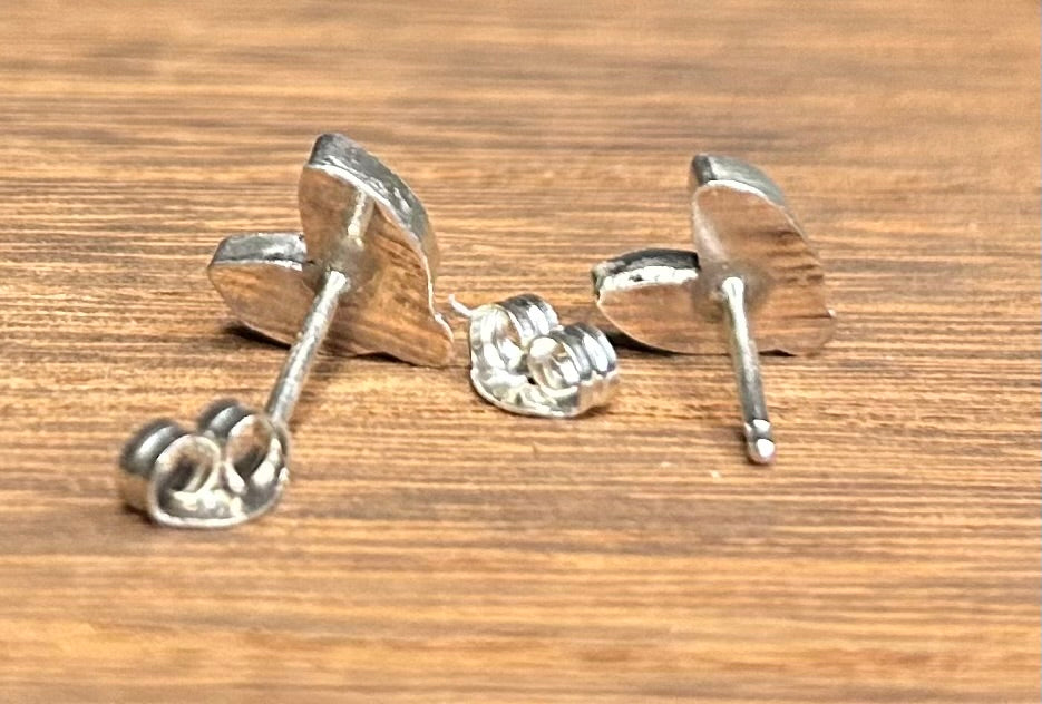 Zuni Handmade Rabbit ear stud earrings