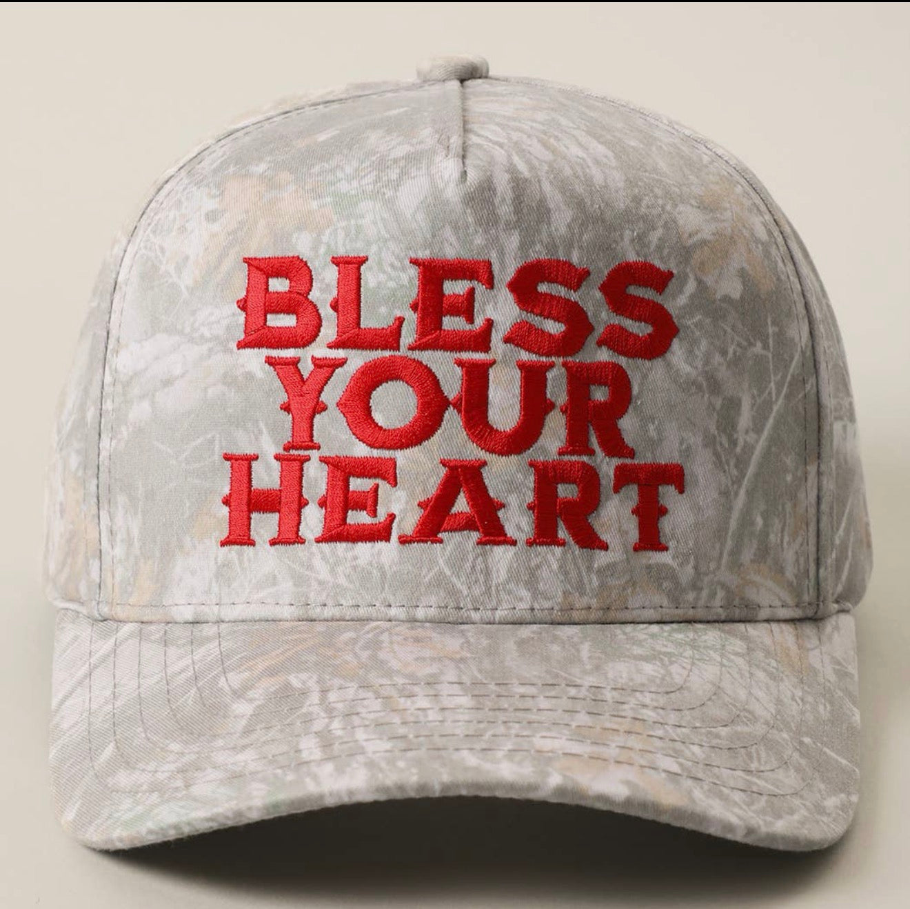 Bless your heart camo Trucker Hat
